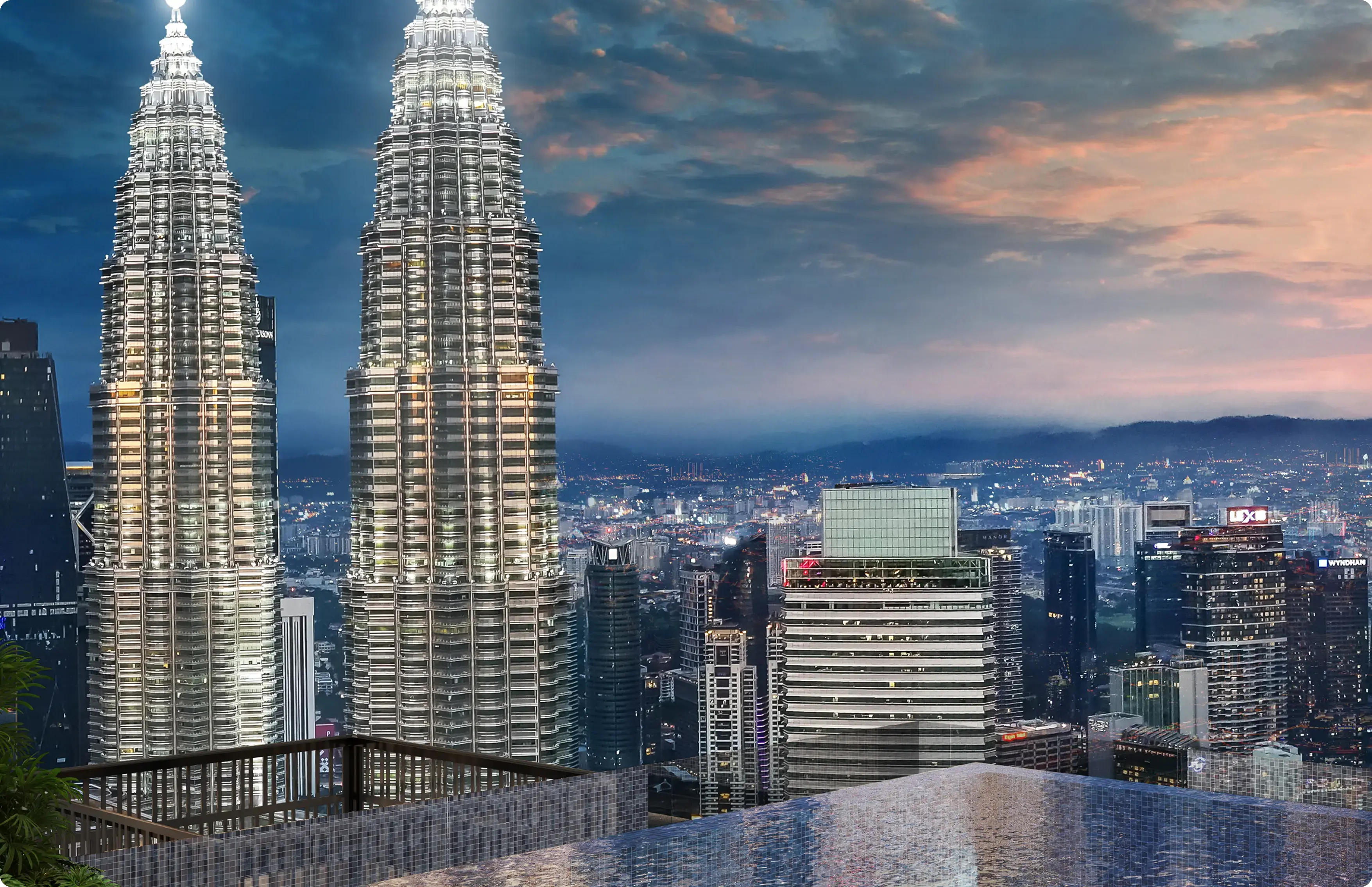 Armani Hallson KLCC View